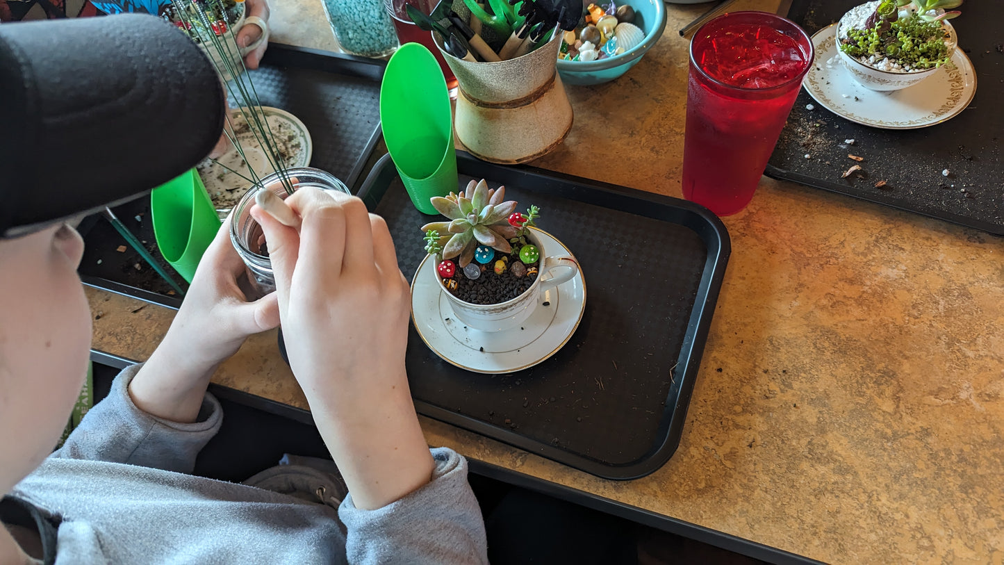 Teacups at the Picker's Market 11AM