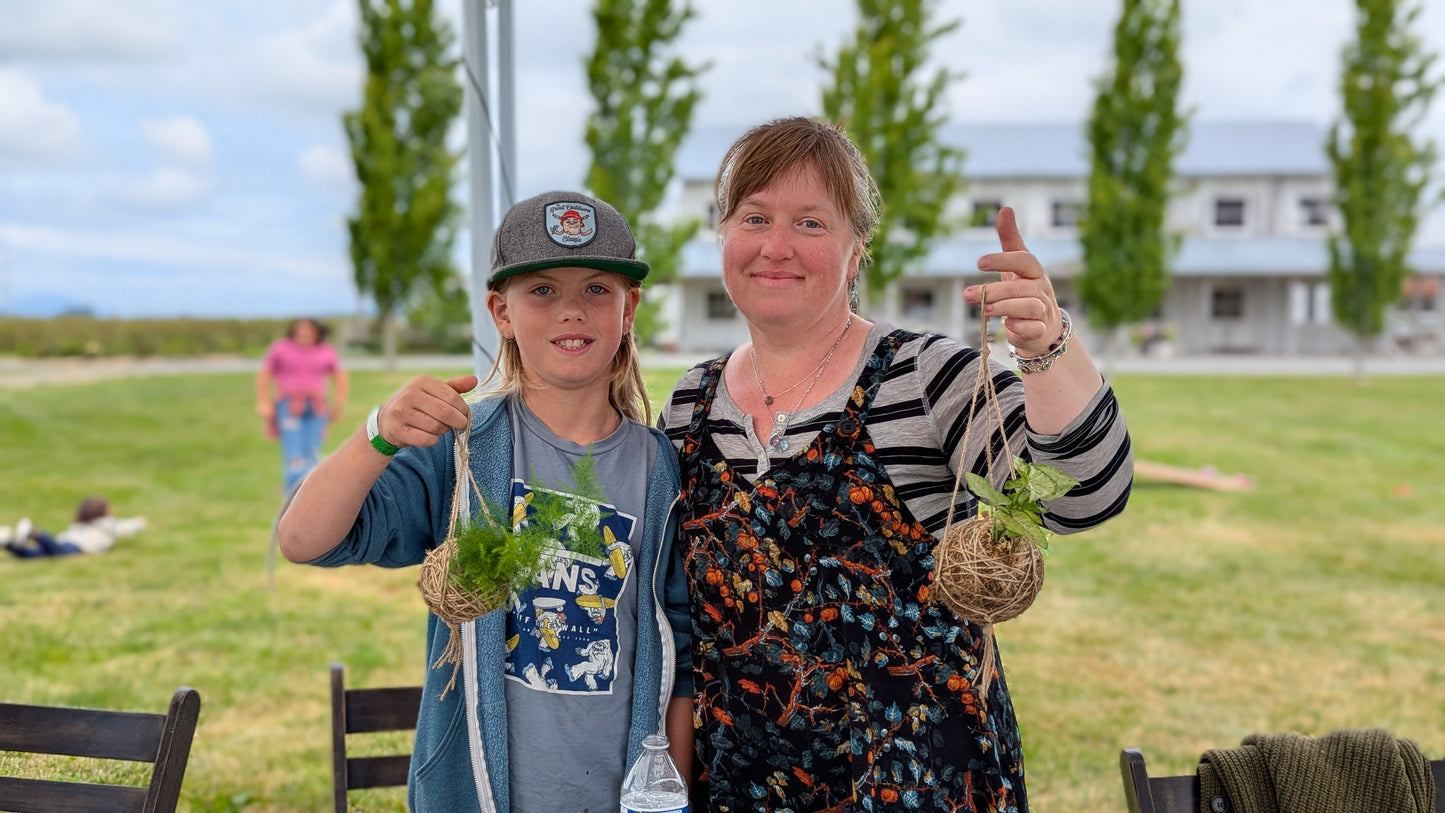 Kokedama at Christianson's Nursery 05/30