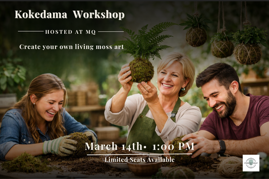Kokedama Workshop  3/14 - 1pm
