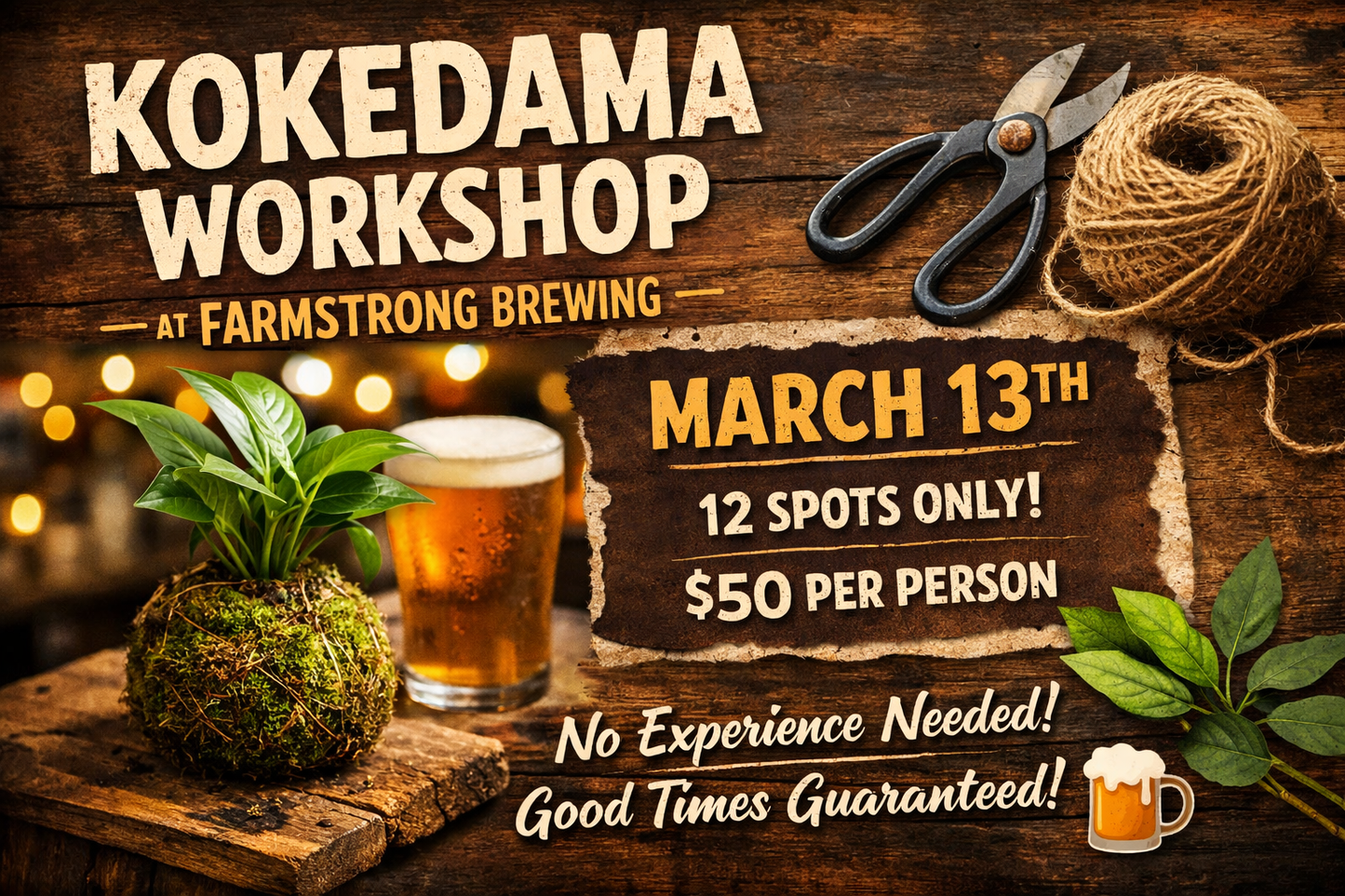 3/13- Farmstrong Brewing Co