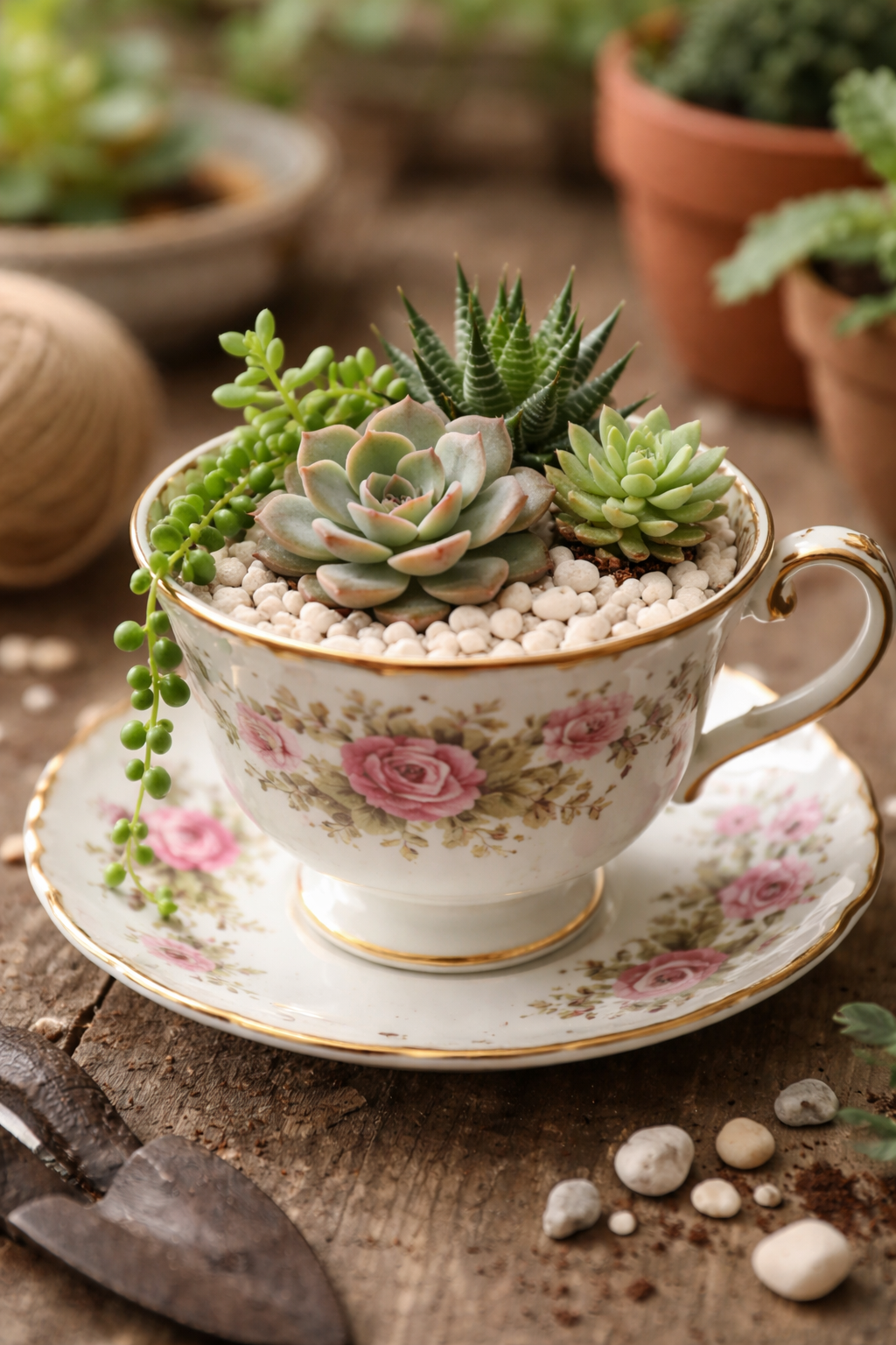 Teacups at the Picker's Market 11AM